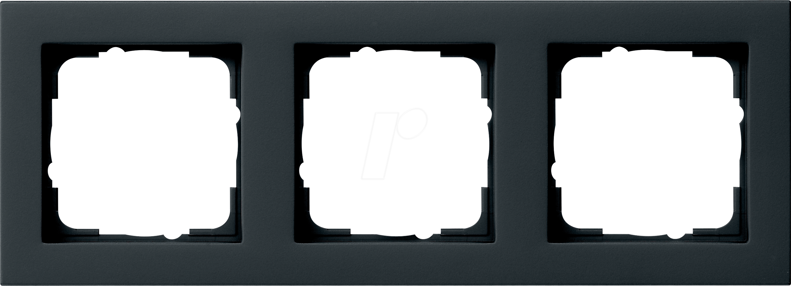 Thumbnail - GIRA E2 RA3 SW - Rahmen schwarz matt,