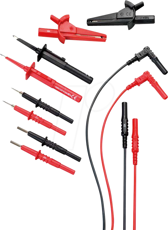 GMCI KS-NTS - Kabelset KS-NT, 20 A, 1000 V, mit Prüfspitzen