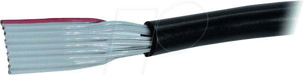 3M 3759-20 - Flachbandkabel, 20 pol, 30 m, schwarz