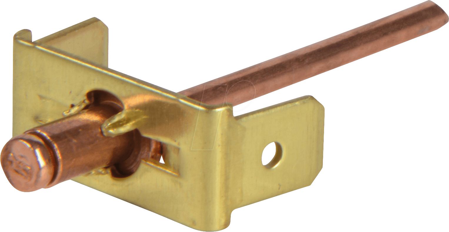 RIV 263 - Flachstecker, 2pol., Blindniettechnik