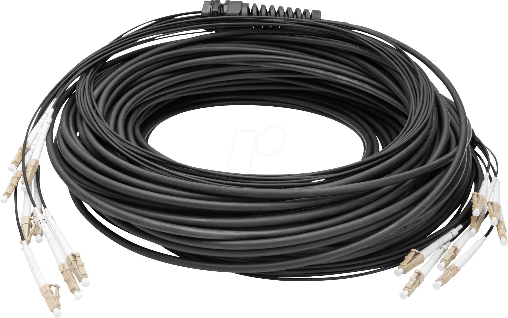 DIGI 24338U100BK - Breakout Kabel 8 Fasern, OM4, LC/UPC, 100 m