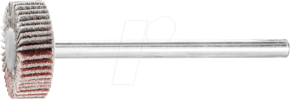 PFERD 44498009 - Korund Fächerschleifer F Ø 15x5 mm Schaft-Ø 3 mm A180