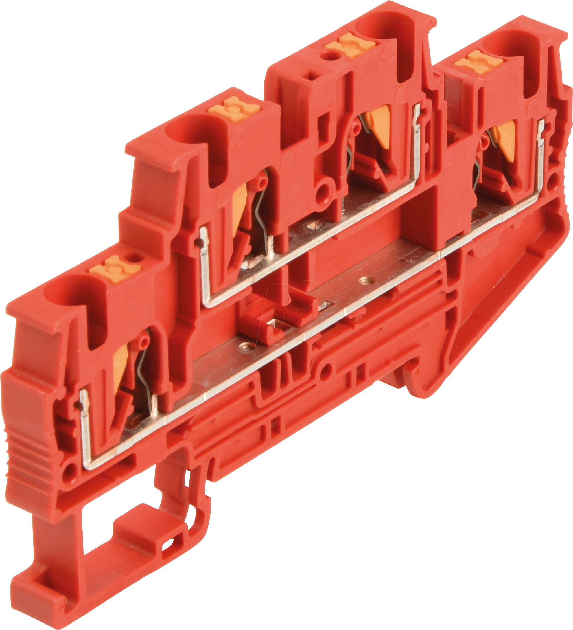 PTTB 4 RD - Doppelstockklemme, PTTB 4, rot