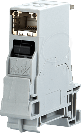 BTR 1401106113KE - 1x RJ45 Buchse IP20 CAT.6A, Hutschienenmontage