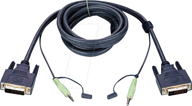ATEN 2L-7D02V - KVM Kabel, DVI, Audio, 1,8 m