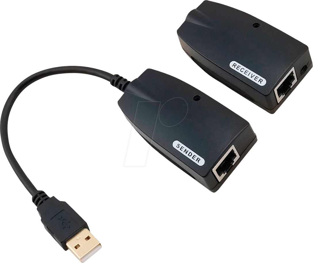 VALUE 12991123 - USB 2.0 Kabel, A Stecker auf A Buchse, CAT5e/6, 50 m