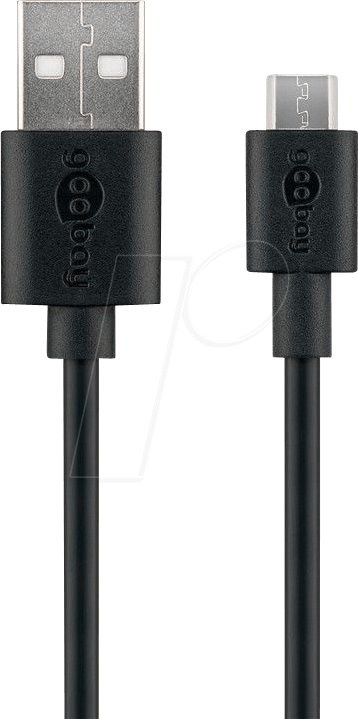 GOOBAY 38659 - Sync- & Ladekabel, USB-A -> micro USB, 0,5 m