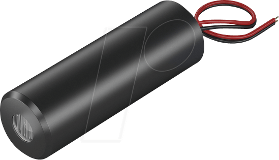 PICO 70105346 - Kreuz Lasermodul, rot, 90°, 635 nm, 3 VDC, 16x45 mm, Klasse 1