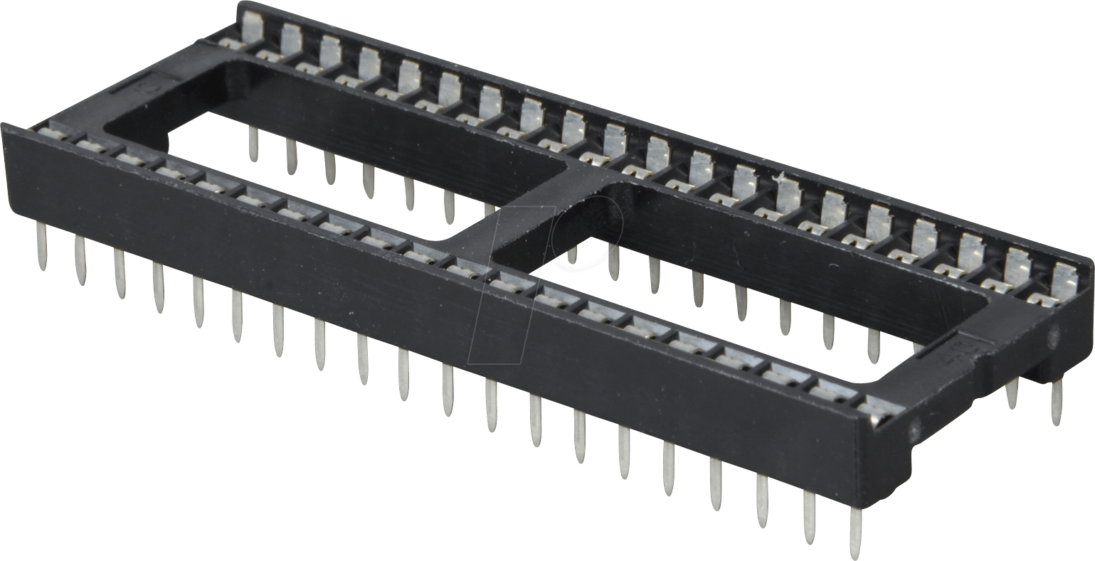 GS 40 - IC-Sockel, 40-polig, doppelter Federkontakt