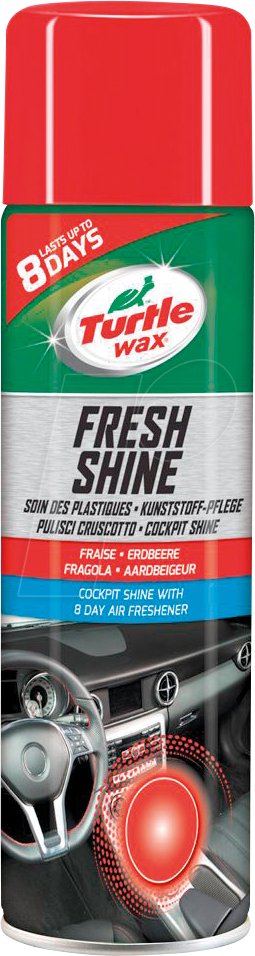 KFZ TURTLE 52866 - KFZ - Cockpitspray, Erdbeer-Duft, 500 ml