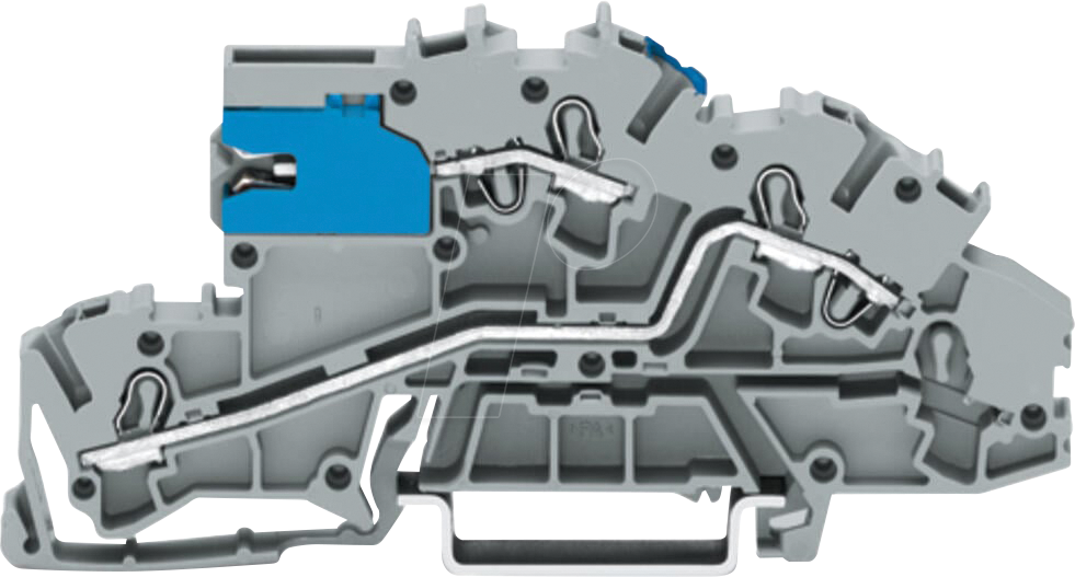 WAGO 2003-7640 - Installationsetagenklemme, 2,5 mm², NT/L, grau