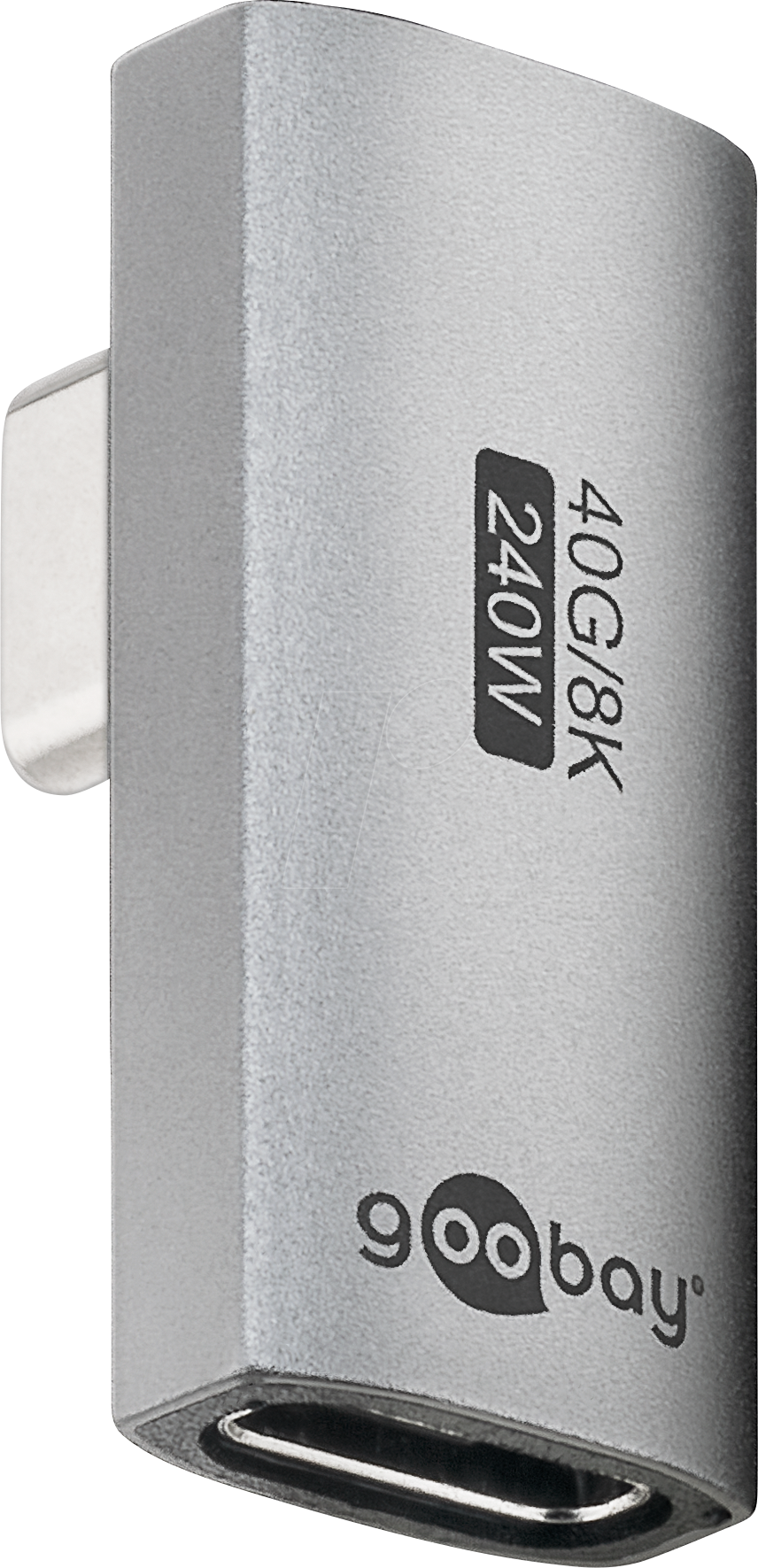 Thumbnail - GOOBAY 74443 - USB 4.0 Adapter, C Stecker auf Buchse, L-Form