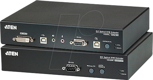ATEN CE680 - KVM Extender Set, DVI, Audio, USB, RS-232, 600 m
