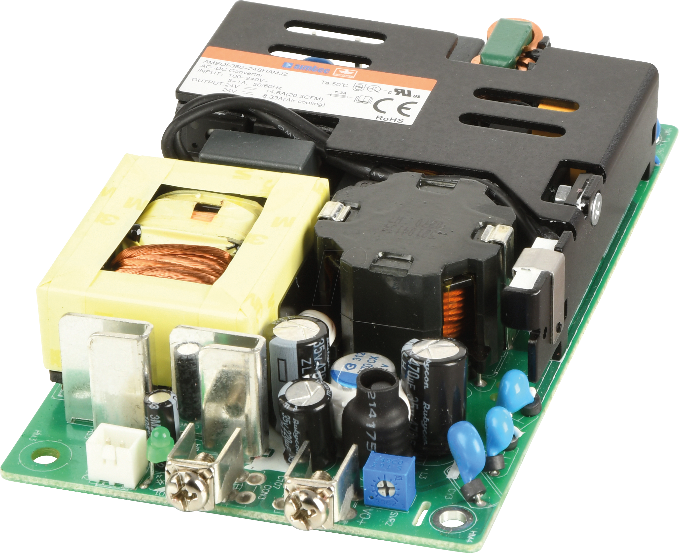 AMEOF350-24 - AC/DC-Wandler, 90 - 264 V AC, 25,2 V DC, 14,6 A, Modul