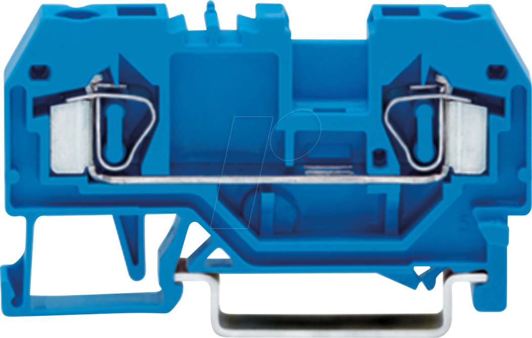 WAGO 281-904 - 2-Leiter-Durchgangsklemme, 4 mm², 4,00 mm², blau