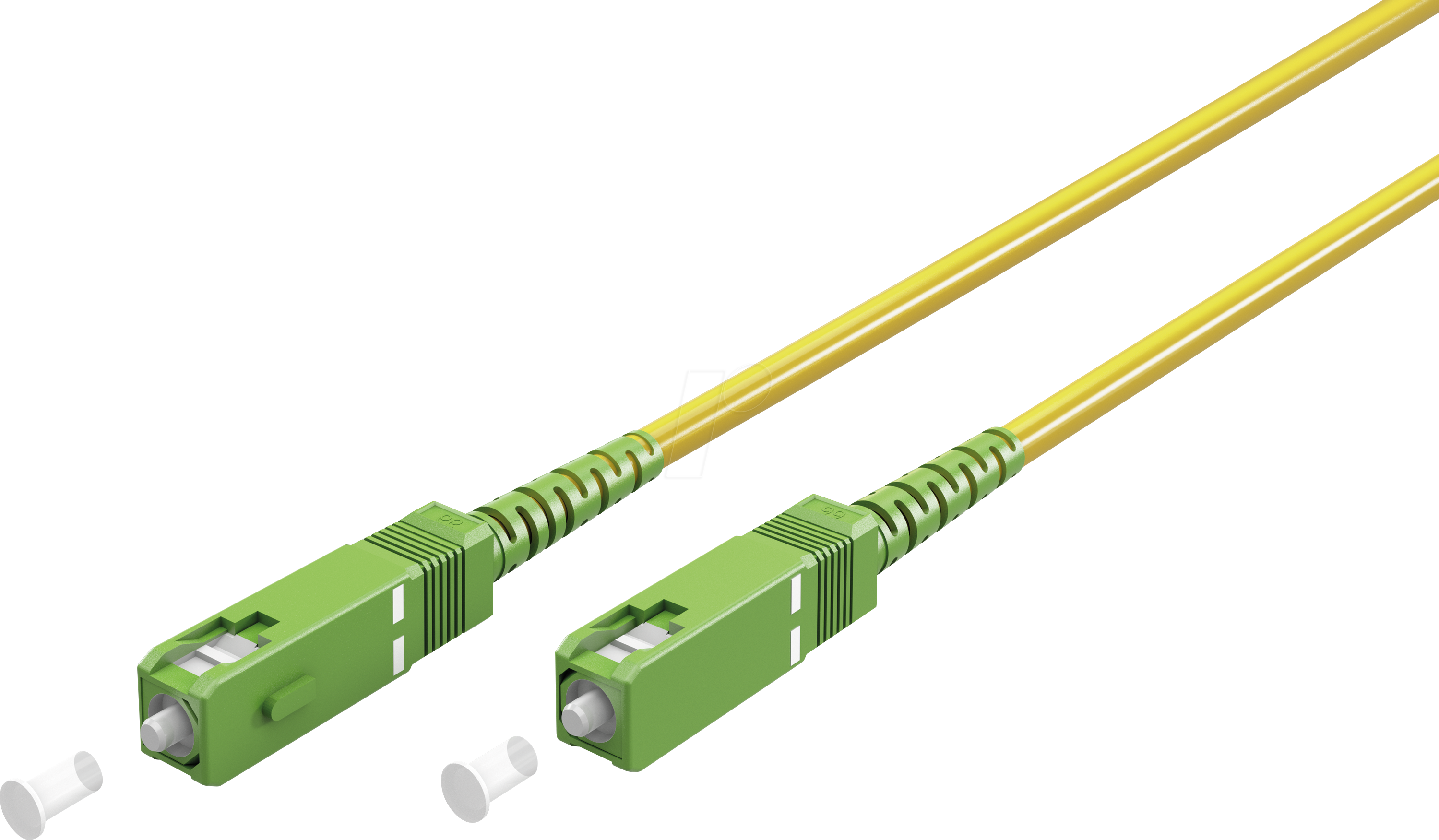 Thumbnail - GOOBAY 59644 - Simplex LWL Patchkabel, SC-APC (8°)SC-APC (8°),gelb, 20 m