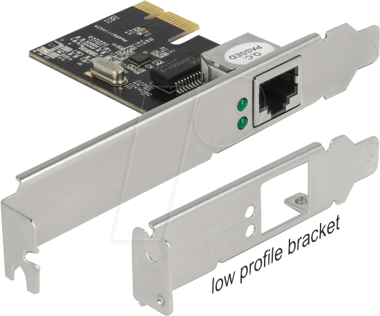 DELOCK 89189 - Netzwerkkarte, PCI Express, Gigabit Ethernet, 1x RJ45