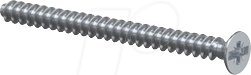 KAISER 2472-40 - Geräteschraube, PlusMinus, Ø 3,2 x 40 mm, gvz