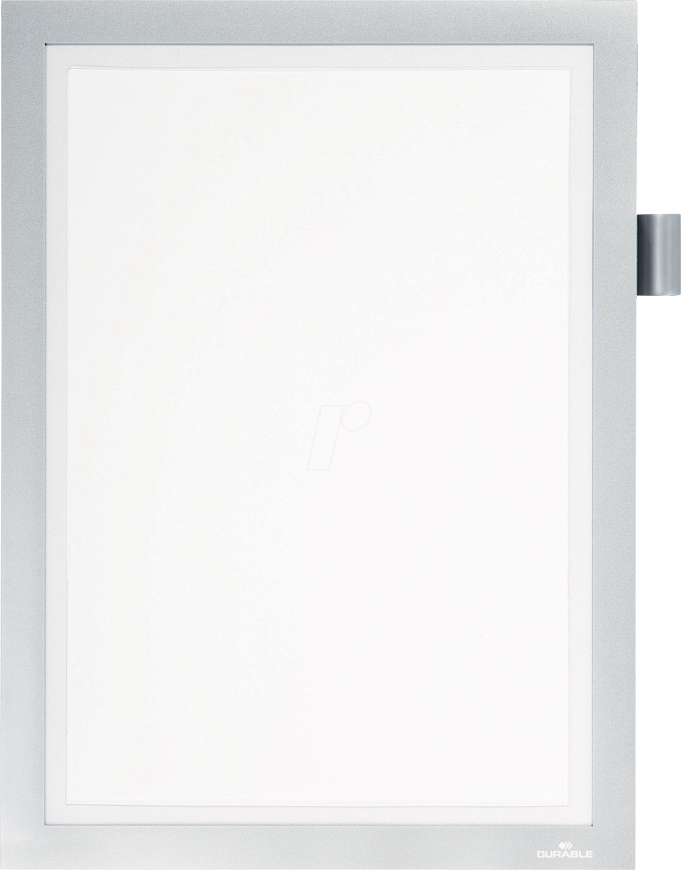 DURABLE 499323 - Info-Rahmen, A4, selbstklebend, offen, silber
