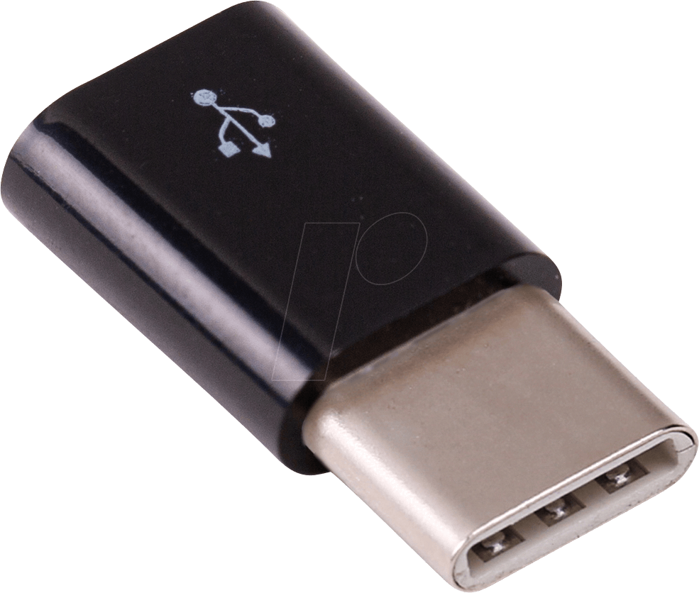 Thumbnail - RPI MUSB USBC BK - Raspberry Pi - Adapter microUSB auf USB-C, schwarz
