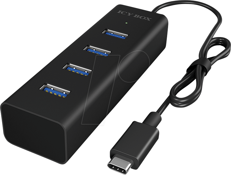 ICY IB-HUB1409C3 - USB 3.0 Typ-C, 4 Port Hub USB Typ-A