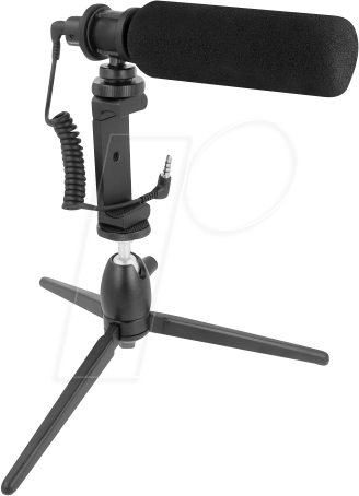 DELOCK 66582 - Kondensatormikrofon, für DSLR und Smartphones