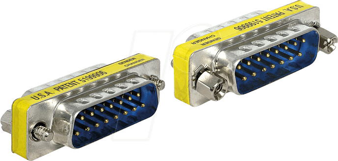 DELOCK 65479 - Adapter Sub-D 15Pin Stecker/Stecker
