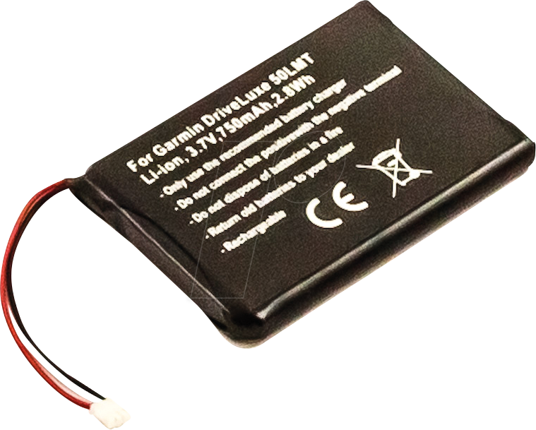 AKKU 31155 - Navigationsgeräteakku, Garmin DriveLuxe 50 LMT, Li-Ion, 750 mAh