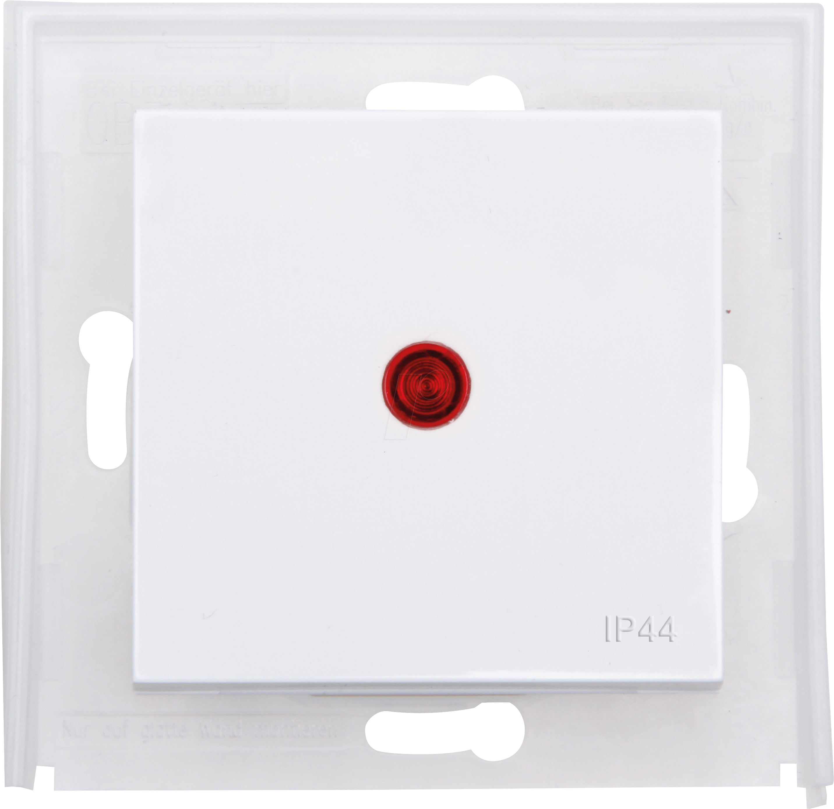 EL KO 493572004 - Wippe mit roter Linse, HK07, reinweiß