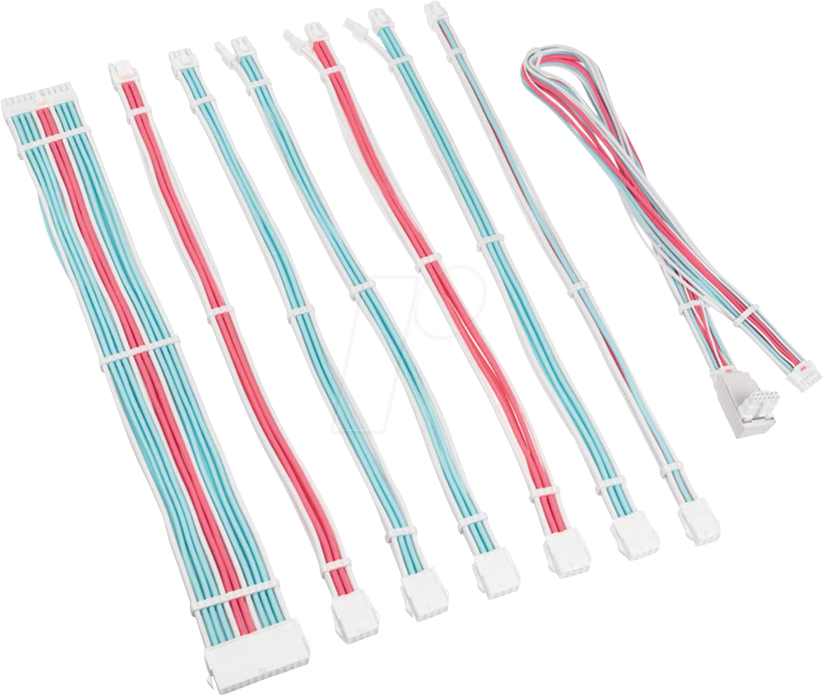 KOLINK 05761 - Kolink Core Pro Kabelset 12V-2x6 Typ 2 - weiß/blau/pink