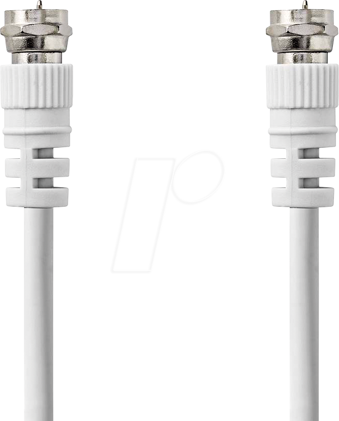 N CSGB41300WT100 - Satelliten- und Antennenkabel, F Stecker F Stecker, 10.0m, We