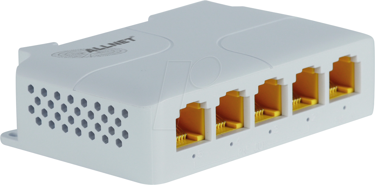 ALLNET SG8005PD - Switch, 5-Port, Gigabit Ethernet, PoE++