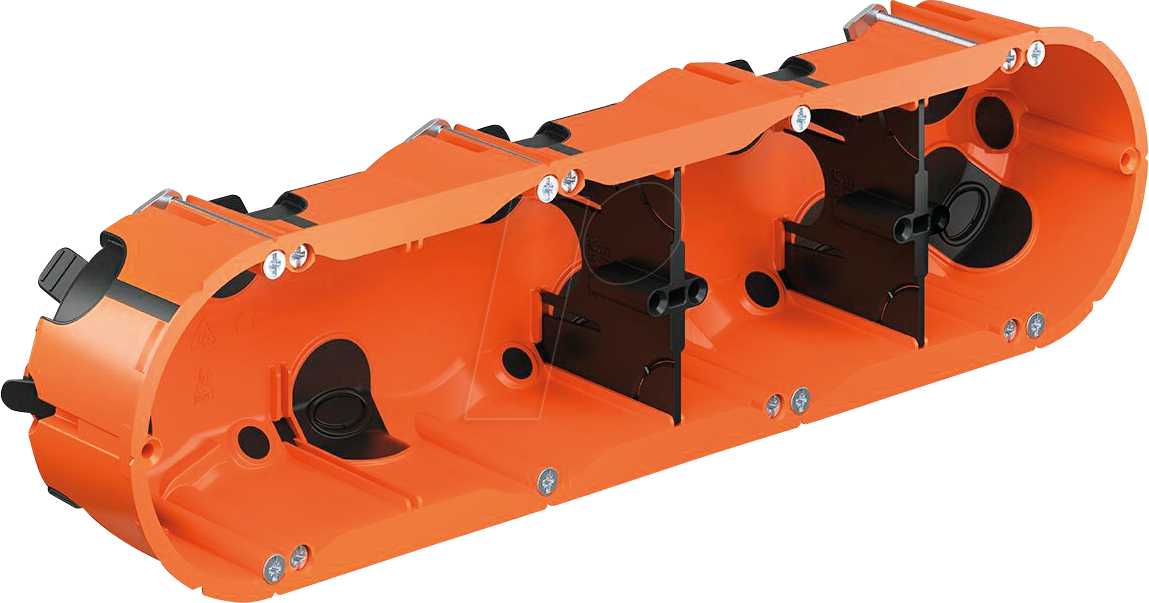 KAISER 9254-22 - Geräte-Verbindungsdose O-range ECON® 4, luftdicht, Tiefe 48 mm