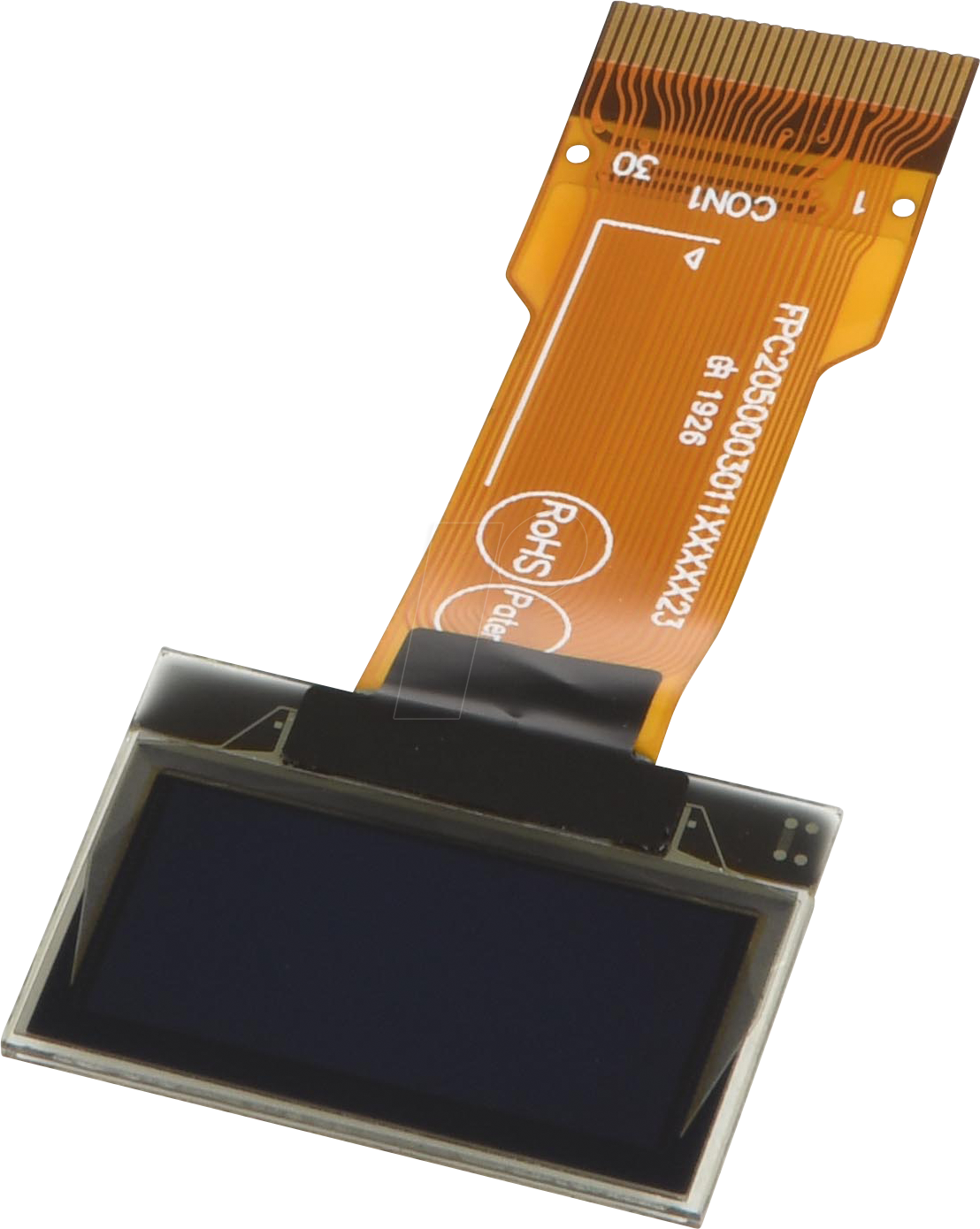 DEP128064C2-Y - OLED, 128x64 px, gelb/schw., 1,0inch