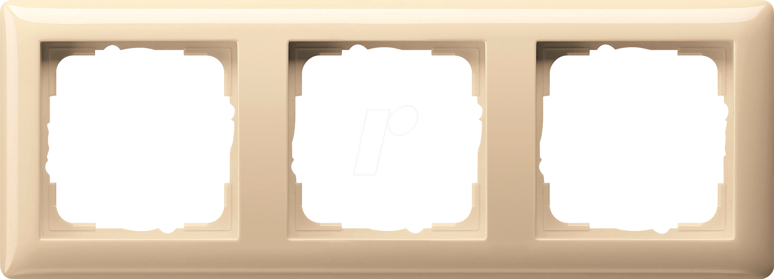 GIRA55 RA3 CWG - Rahmen Cremeweiß glänzend, 3-fach