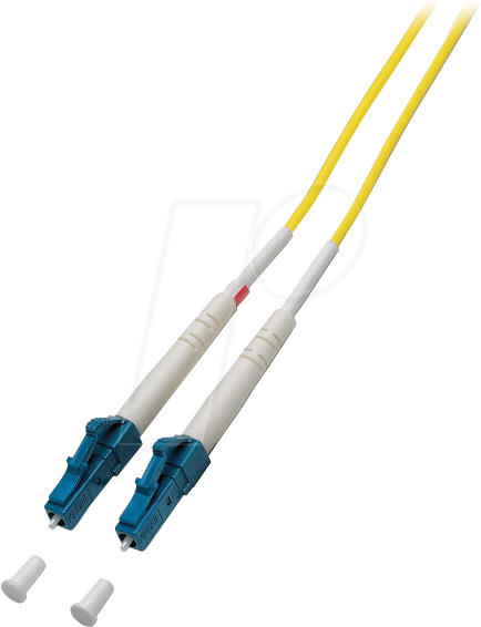 O0948.15 - Simplex LWL Patchkabel LC-LC G657.A2 15 m 2 mm Gelb 9/125µm