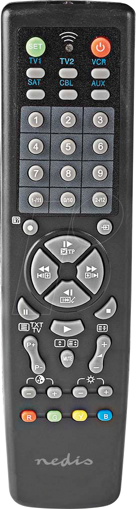 N TVRC2200BK - Universal-Fernbedienung, Vorprogrammiert, 10 Geräte