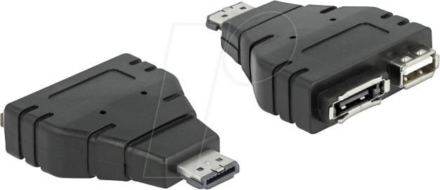 DELOCK 65119 - Adapter Power-over-eSATA > 1x eSATA + 1x USB