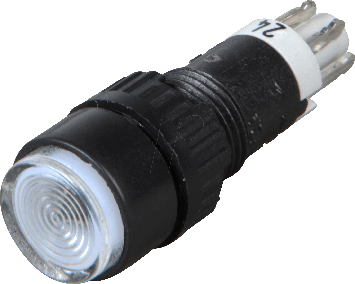 RAFI 106.1002 - Drucktaster 0,5A-24VAC 1Ö/1S Ø11/9,1mm Glühl. kl