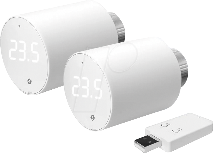 SHELLY BLU TRV 2 - Shelly BLU TRV Heizkörperthermostat, 2 Stück