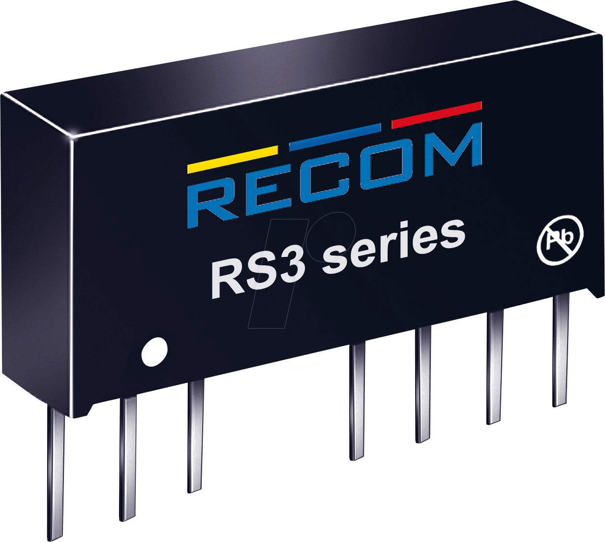 Thumbnail - RS3-2433S - DC/DC-Wandler 3 W, 18-36 Vin, Single, 3,3 Vout, 600 mA, SIL-8