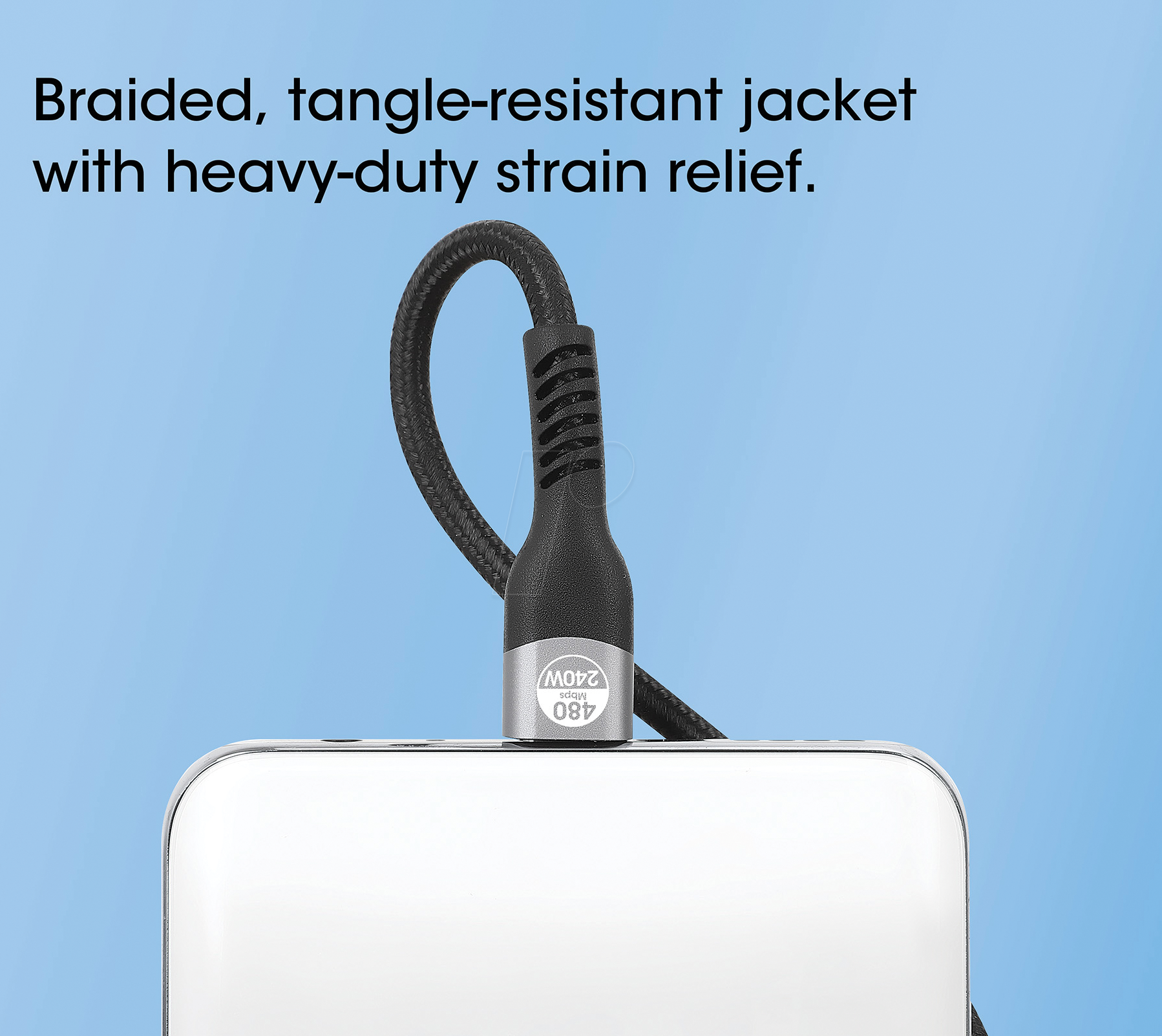 MANHATTAN 356374 - USB 4.0 Kabel, 40 Gbit/s, 240 W, 8K 60Hz, 1,0 m