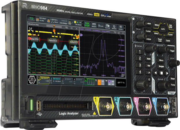 RIGOL MHO984 - Mixed-Signal-Oszilloskop, 800 MHz, 4 Kanäle