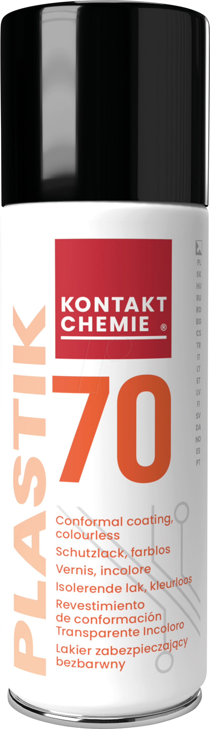 KONTAKT 74309-AH - Korrosionsschutzlack, Plastik 70, 200 ml, Isolierlack