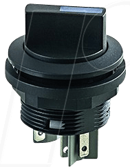 SSWWAL2 - Leucht-Wahlschalter - 2 S, schwarz