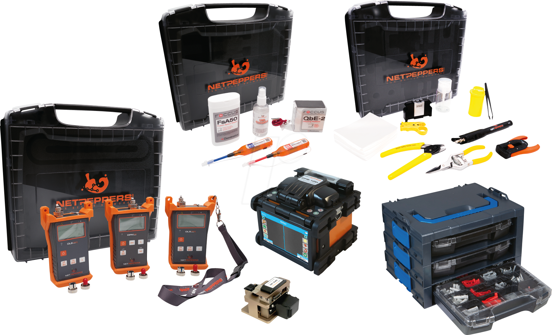 NP 1435 - Werkzeugsatz, LWL-Einstiegs-Set