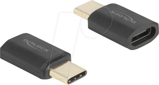 DELOCK 60237 - Adapter USB 4.0 C Stecker > Buchse, 8K 60 Hz