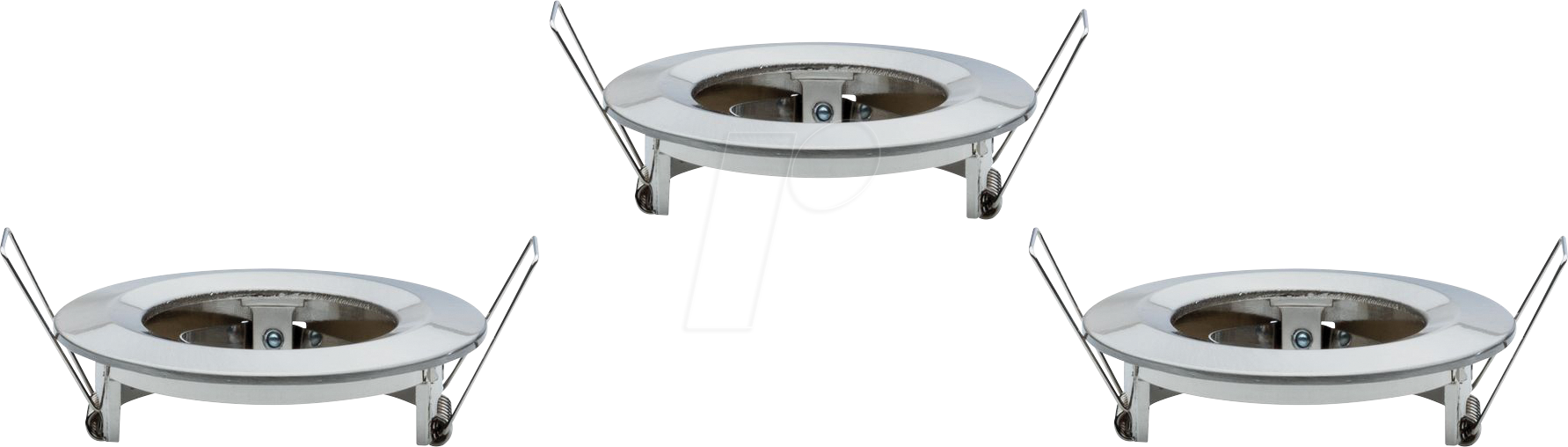 PLM 93637 - Einbaurahmen Nova 2Easy, max. 3x35 W, rund, eisen