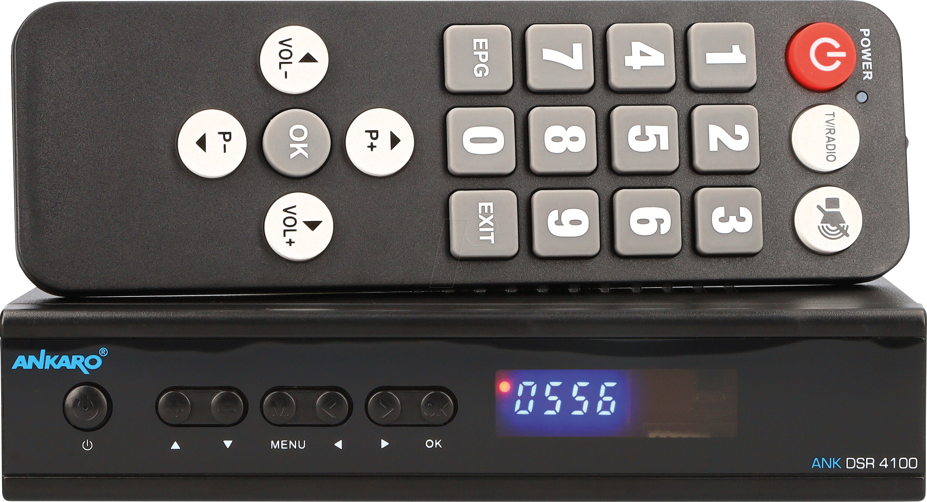 ANK DSR 4100 PVR - Receiver, DVB-S2, 1080p, DSR 4100 mit PVR