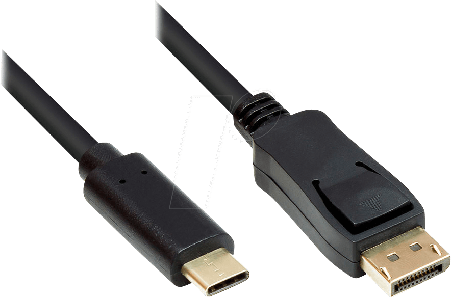 GC M0107 - USB Kabel, C-Stecker > DisplayPort 1.2-Stecker, UHD, 3 m